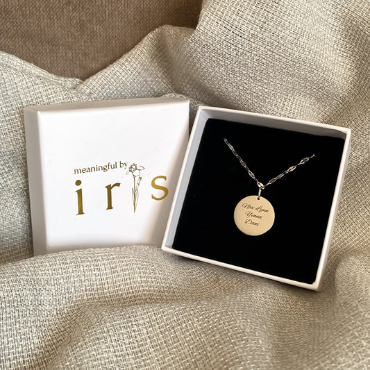 Gegraveerde naam ketting