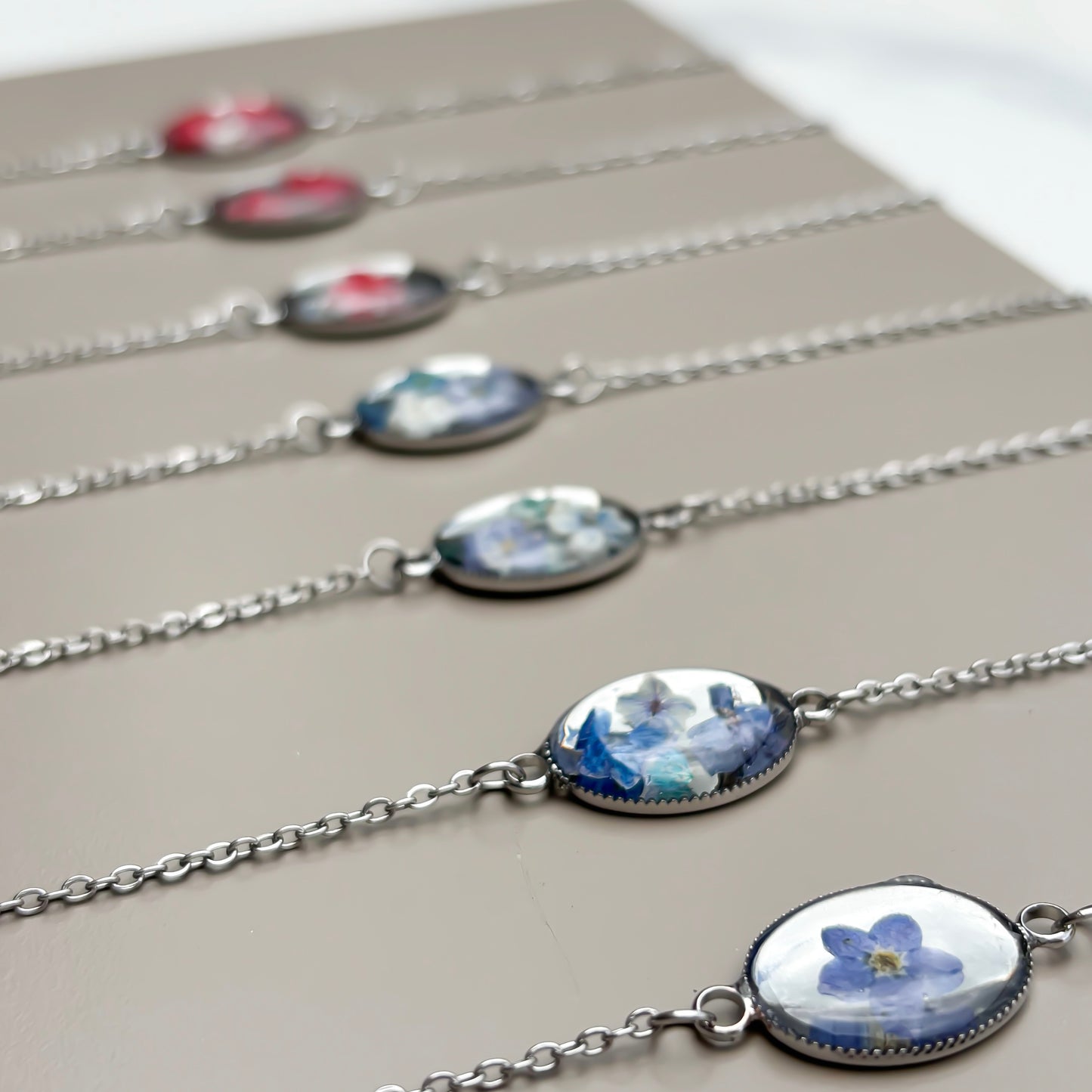 Droogbloem armband