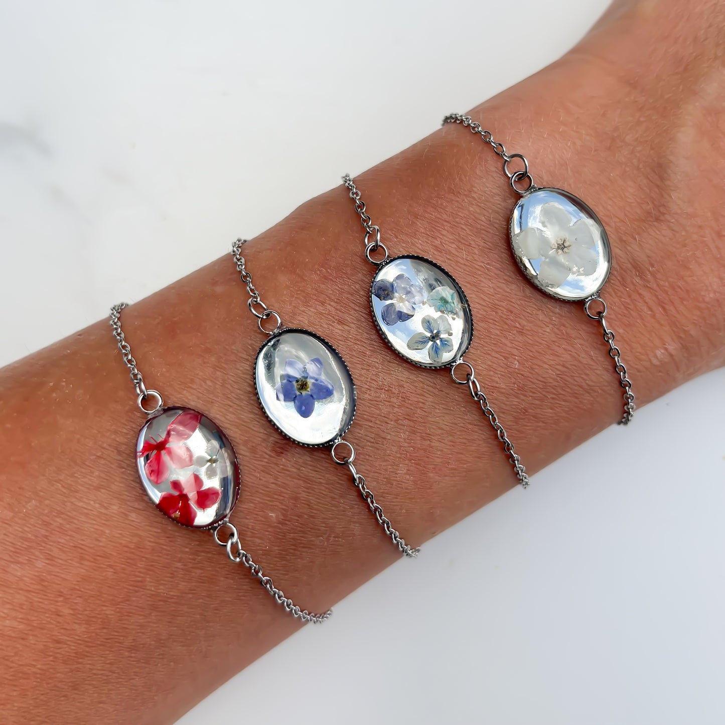 Droogbloem armband