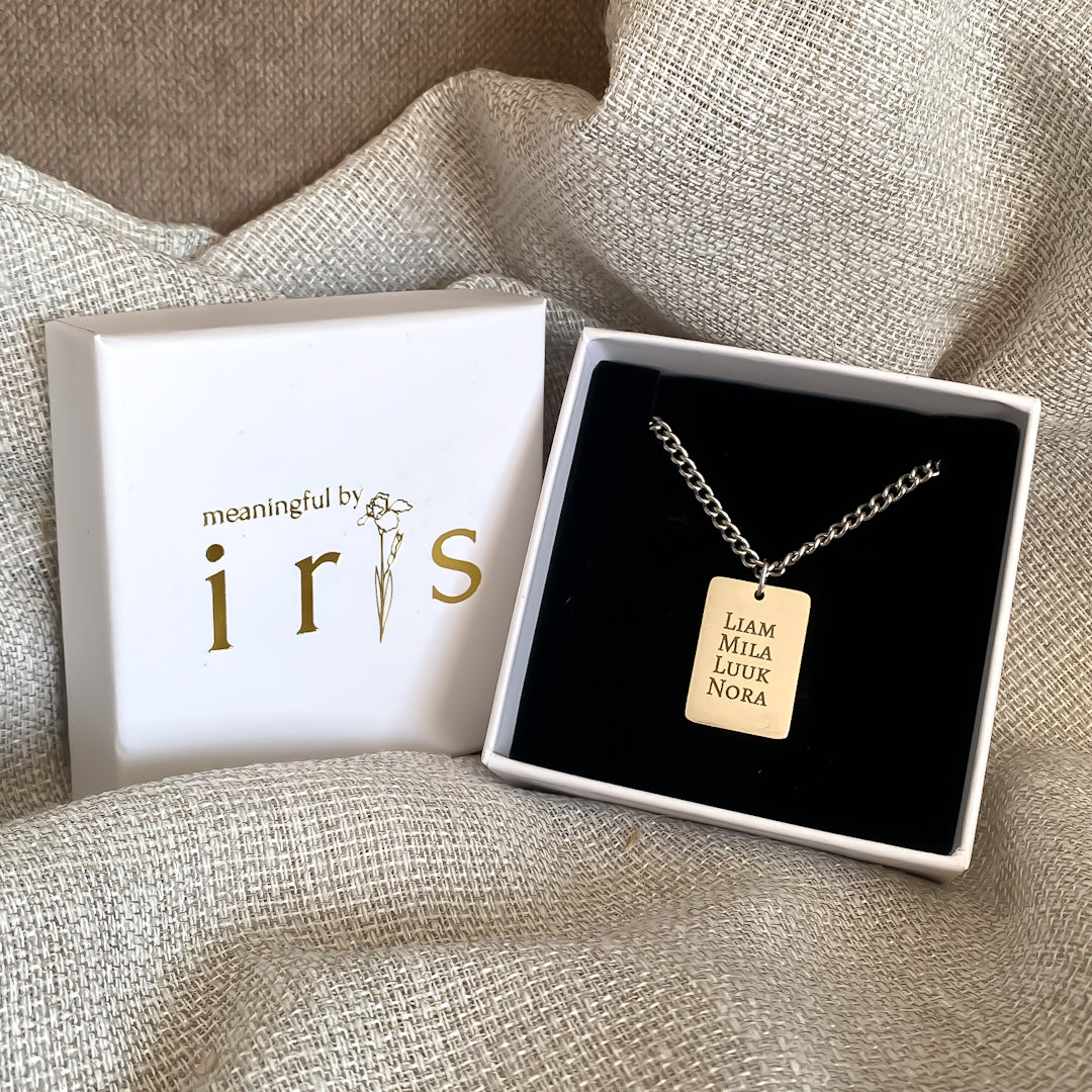 Man - gegraveerde naam ketting