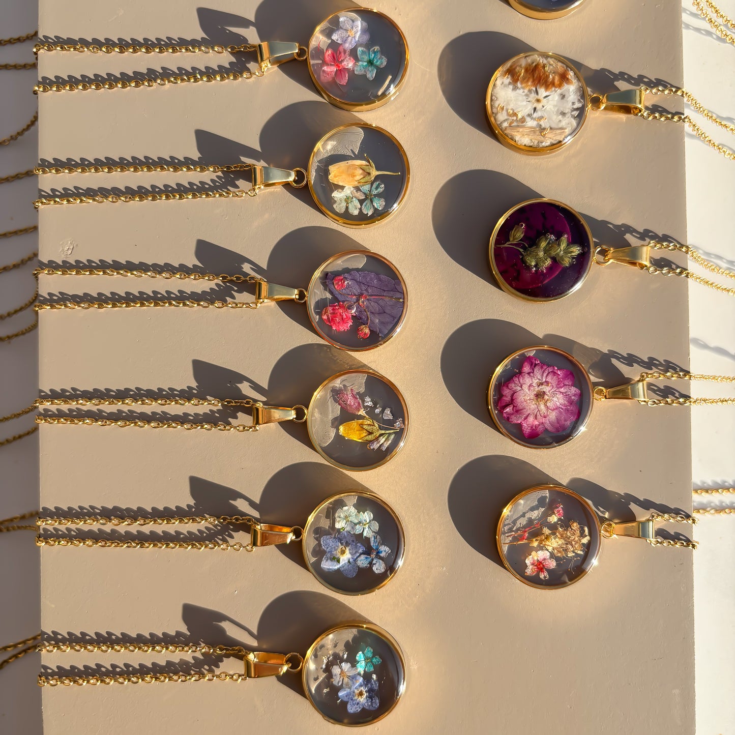 Droogbloem ketting