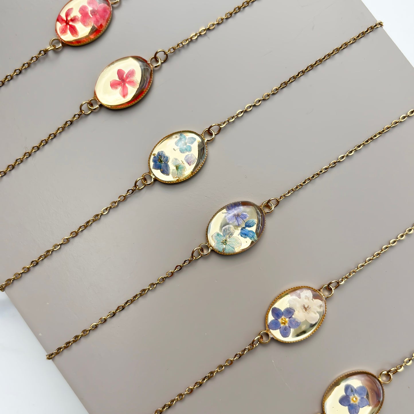 Droogbloem armband