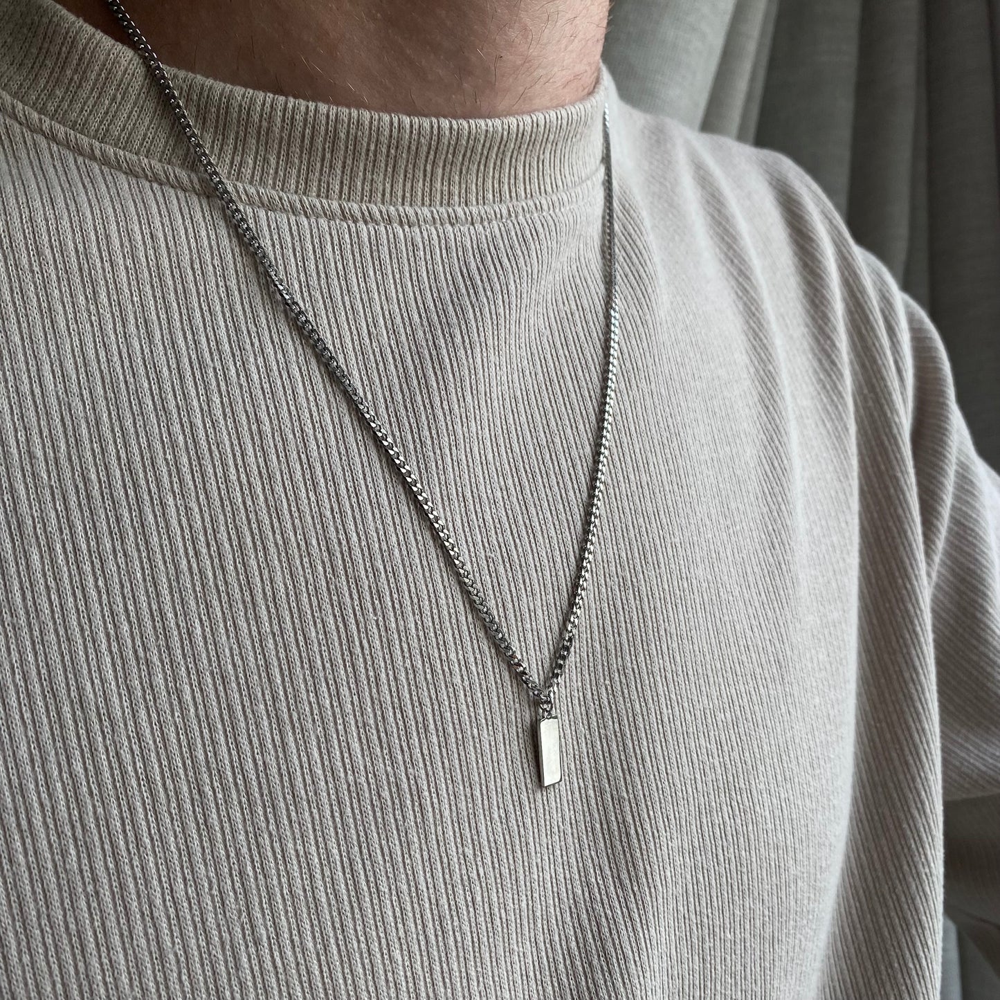 Handgemaakte initiaal ketting