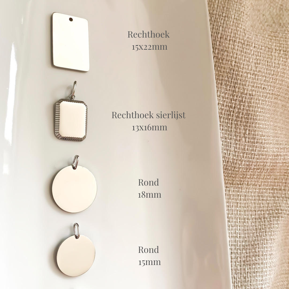 Gegraveerde naam ketting