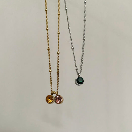 Geboortesteen ketting