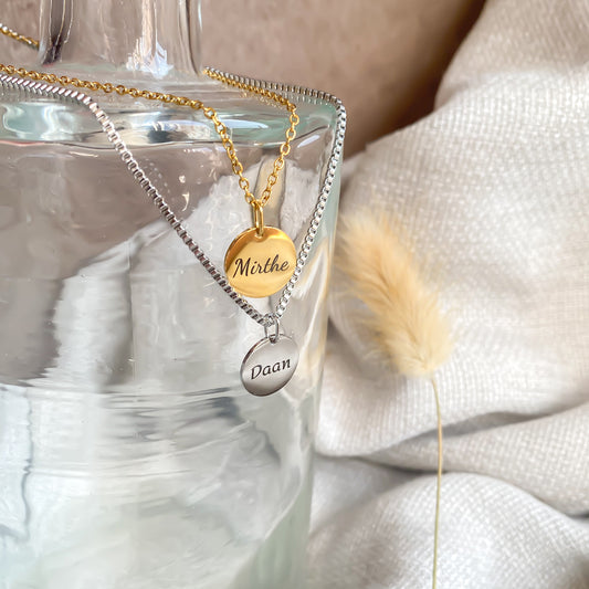 Gegraveerde kinderketting