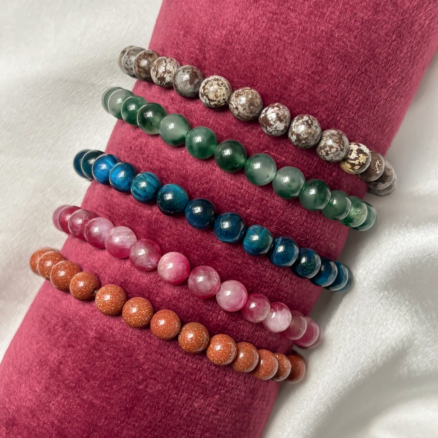 Kralenarmband - initialen kraal