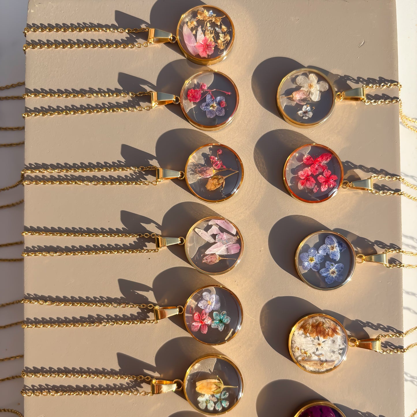Droogbloem ketting