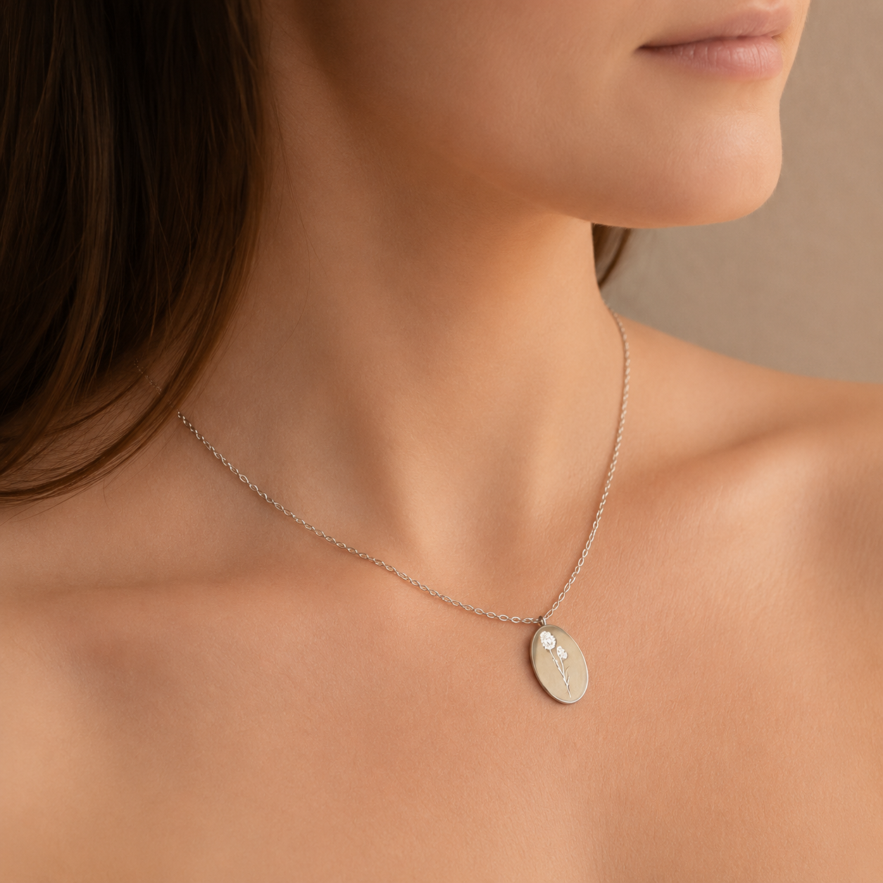 Geboortebloem ketting