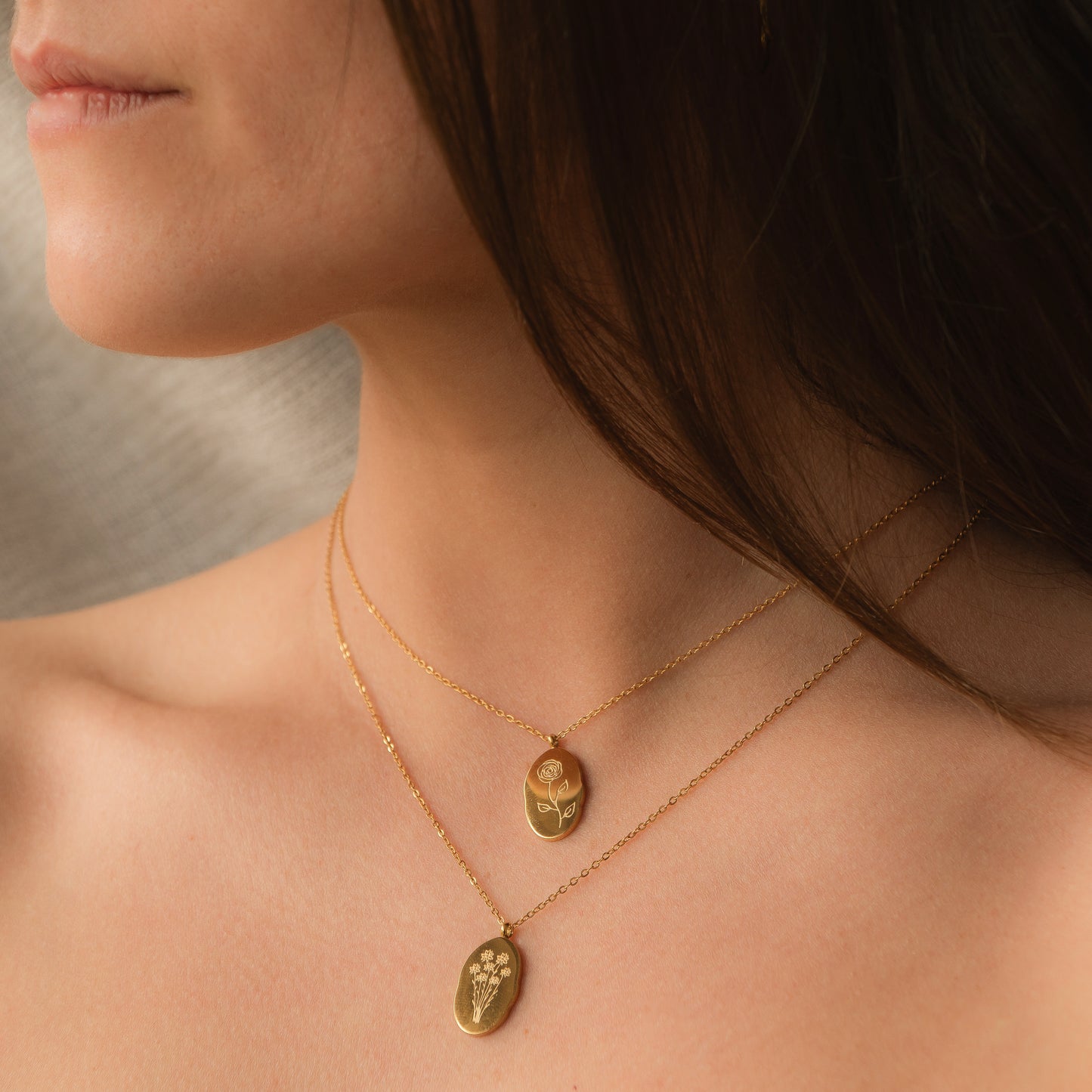 Geboortebloem ketting