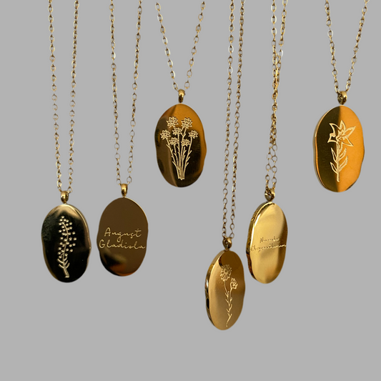 Geboortebloem ketting