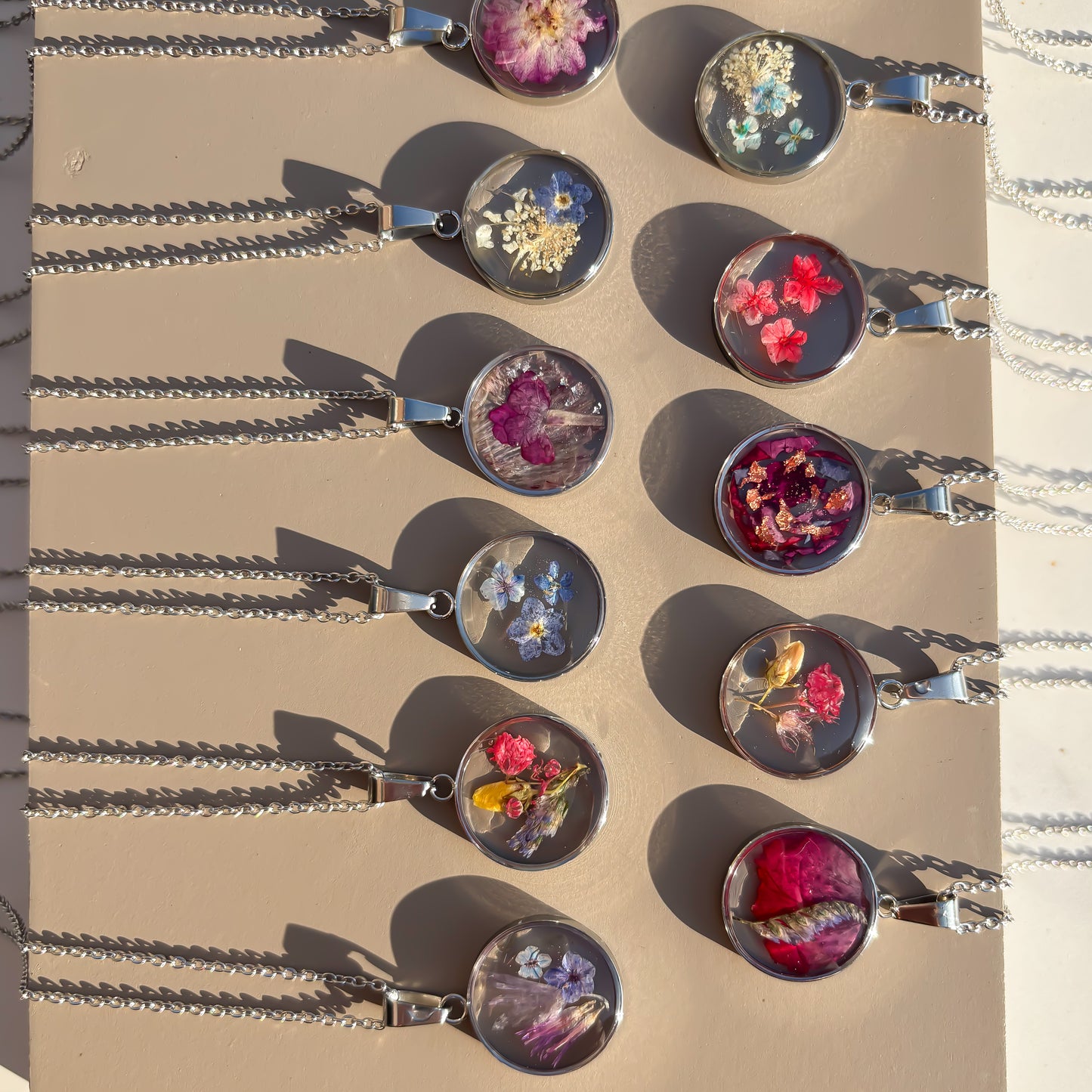 Droogbloem ketting
