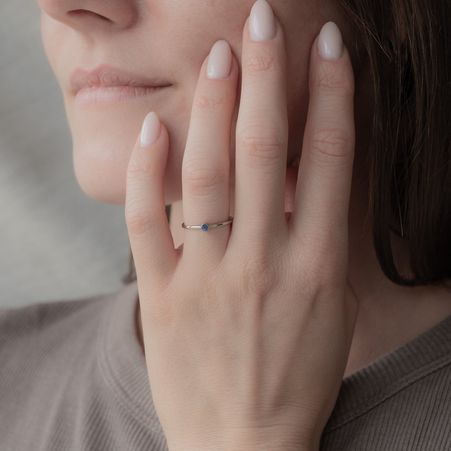 Geboortesteen ring
