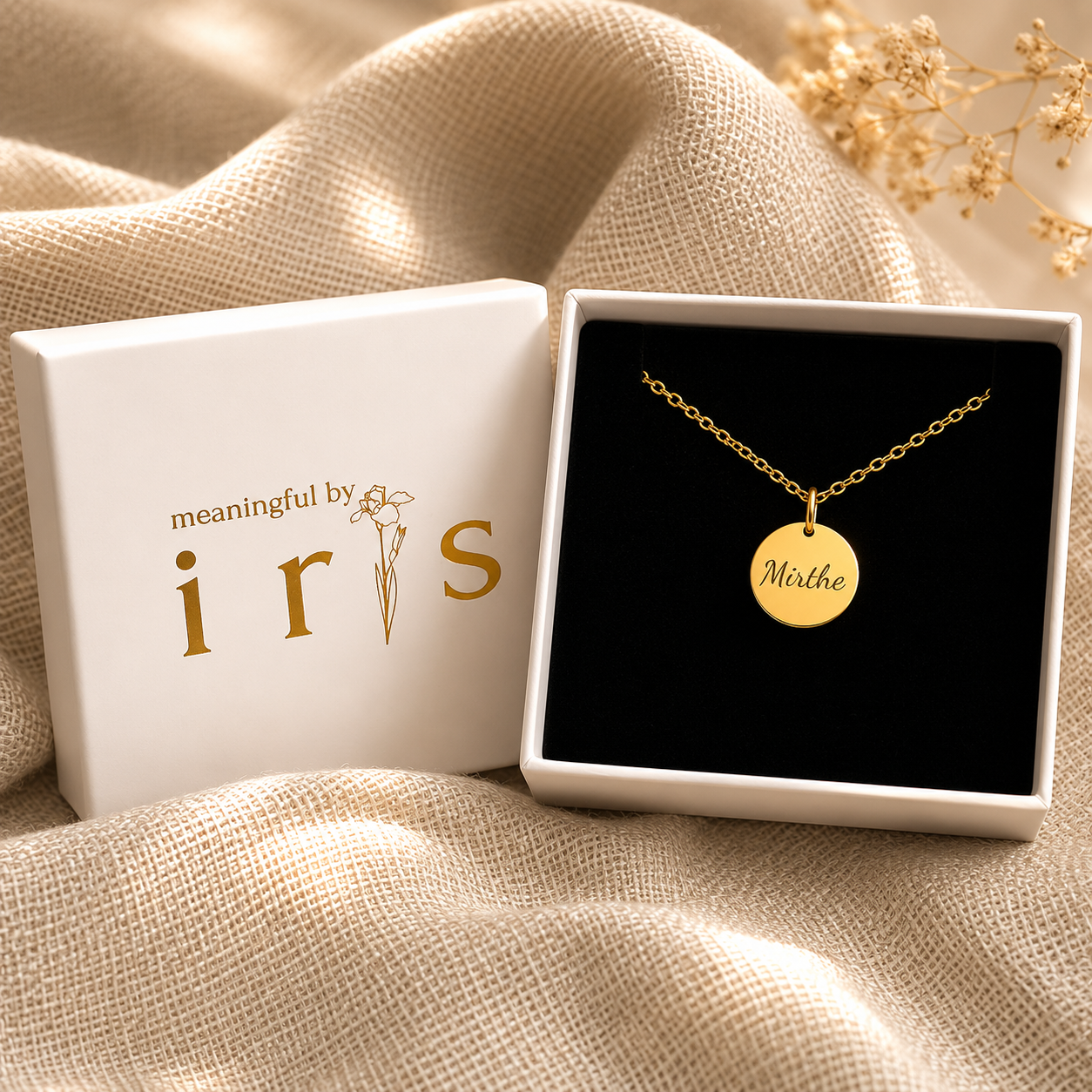 Gegraveerde kinderketting