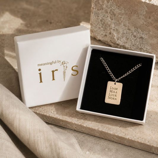 Man - Gegraveerde naam ketting