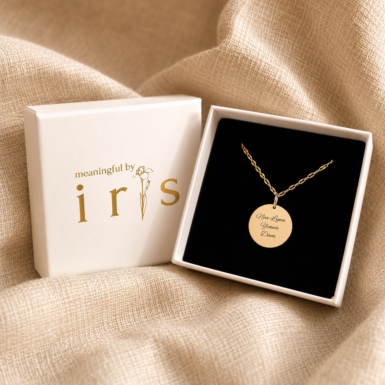 Gegraveerde naam ketting