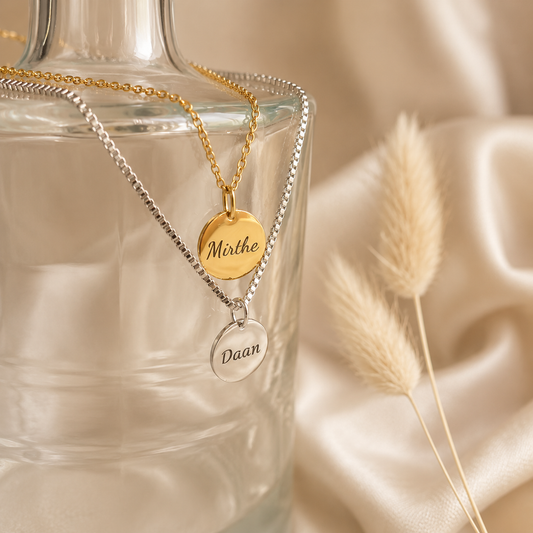Gegraveerde kinderketting