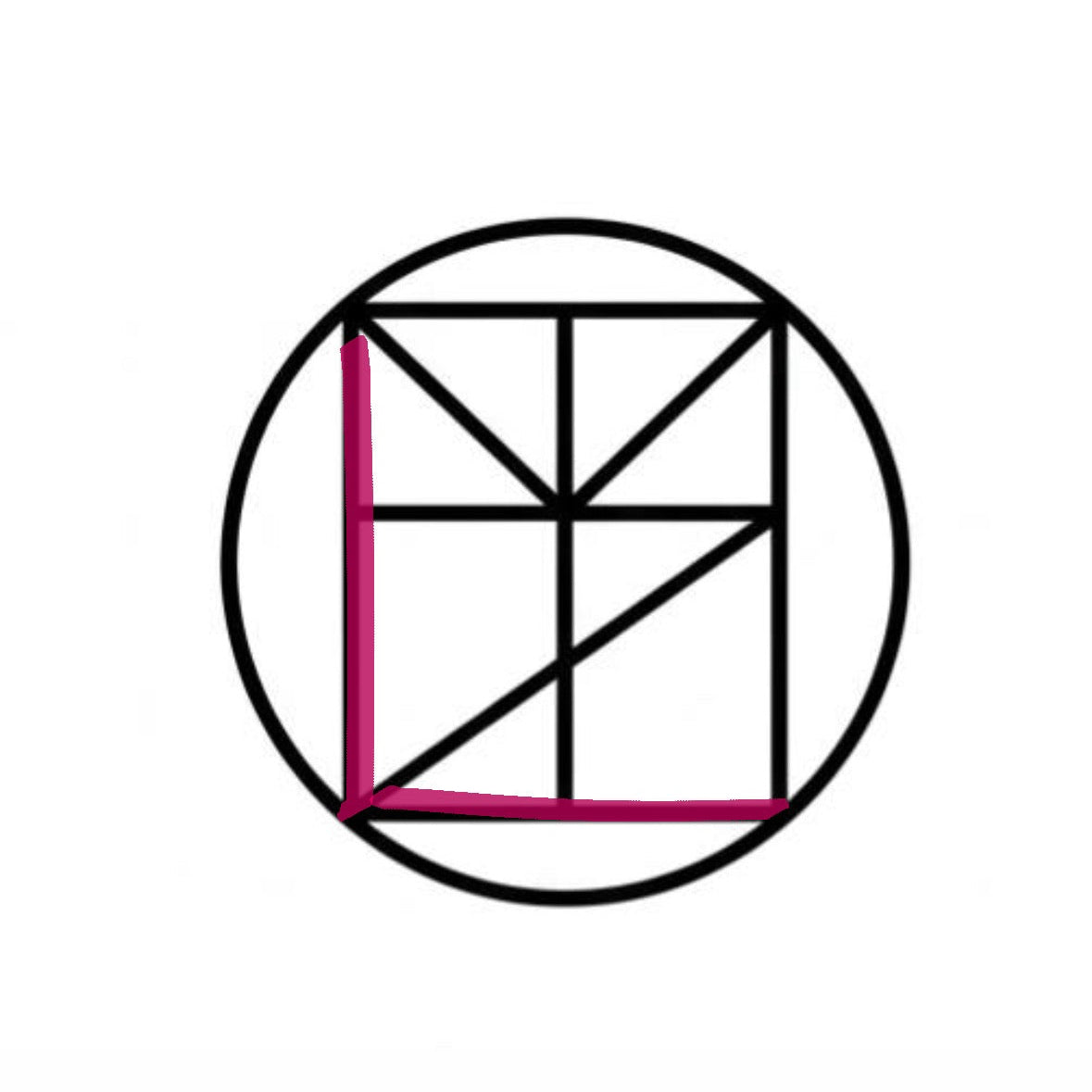 Gegraveerde Geometrische Lijntekening ketting - i.s.m. @helemaalrian