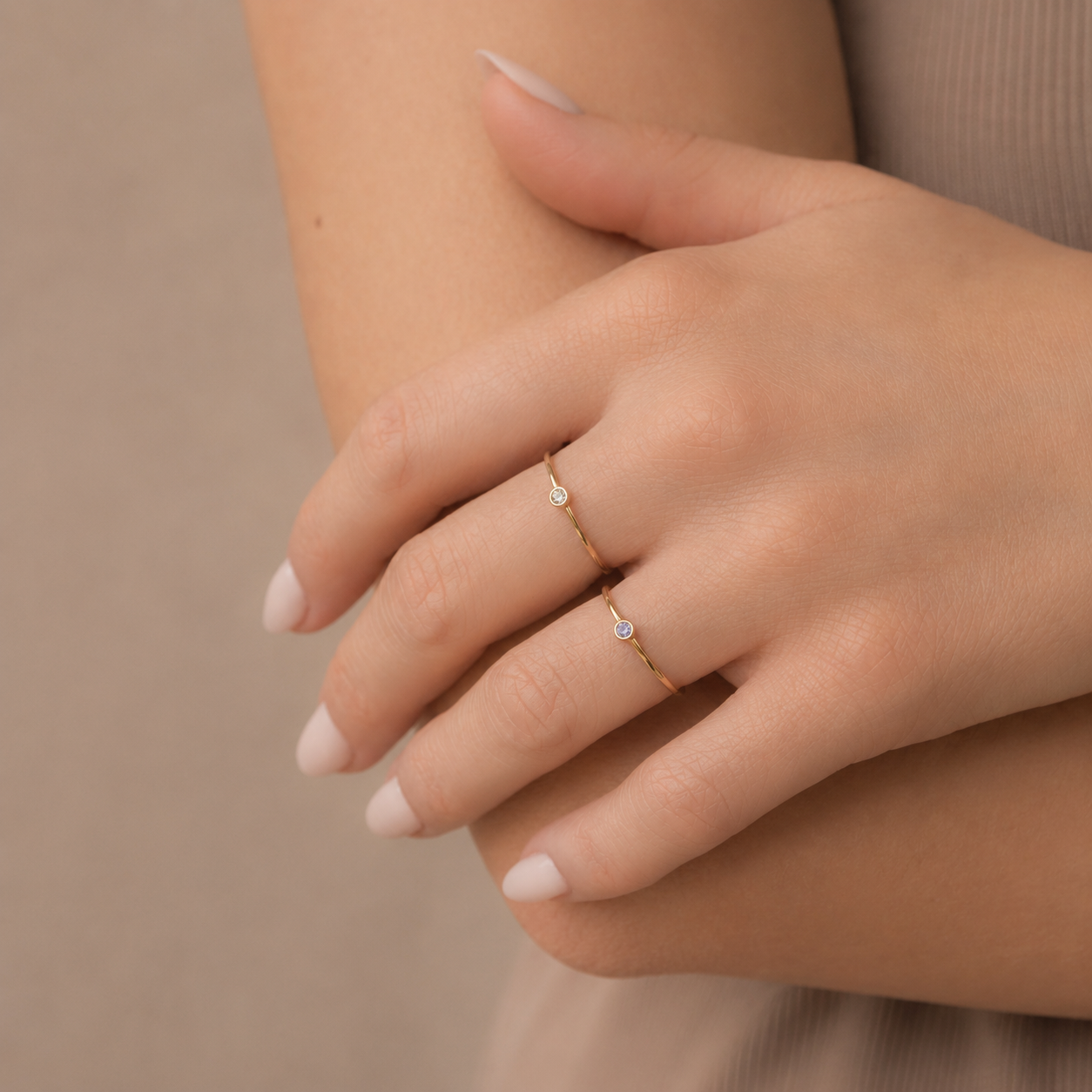 Geboortesteen ring