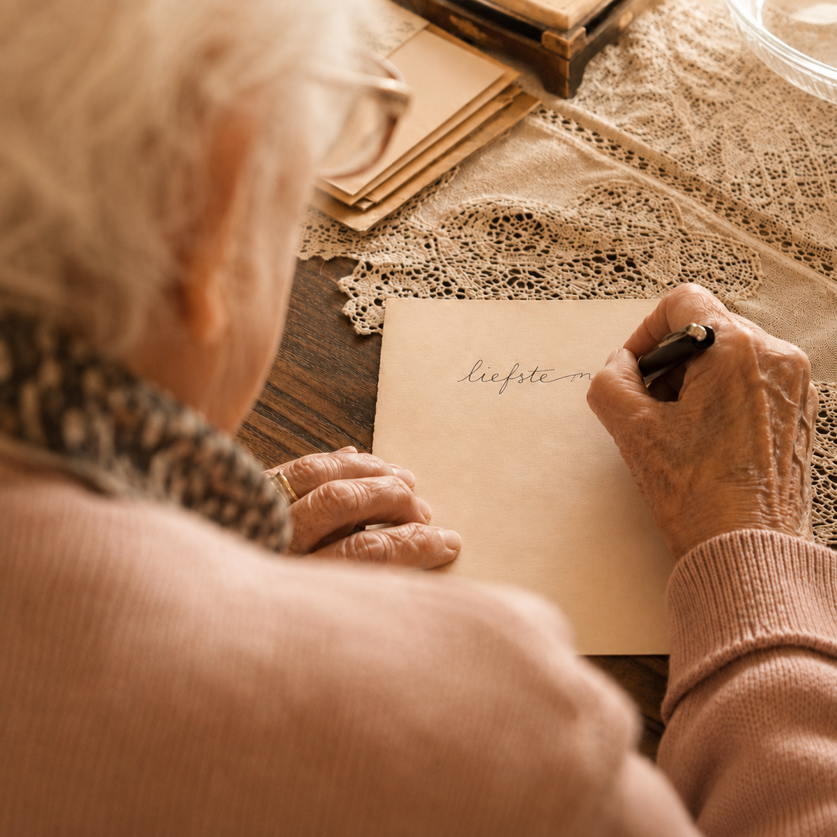 Ketting handschrift / tekening