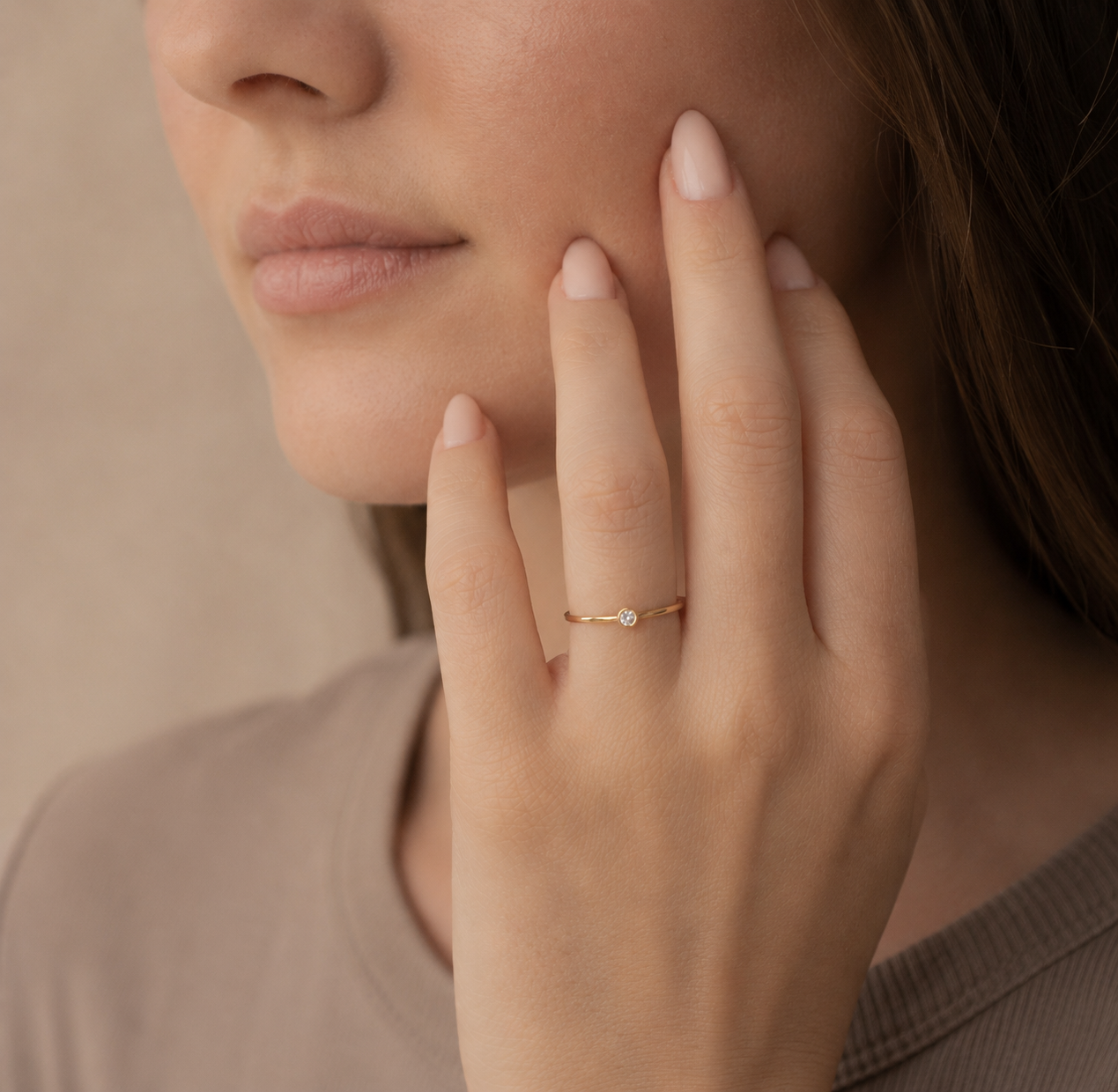 Geboortesteen ring