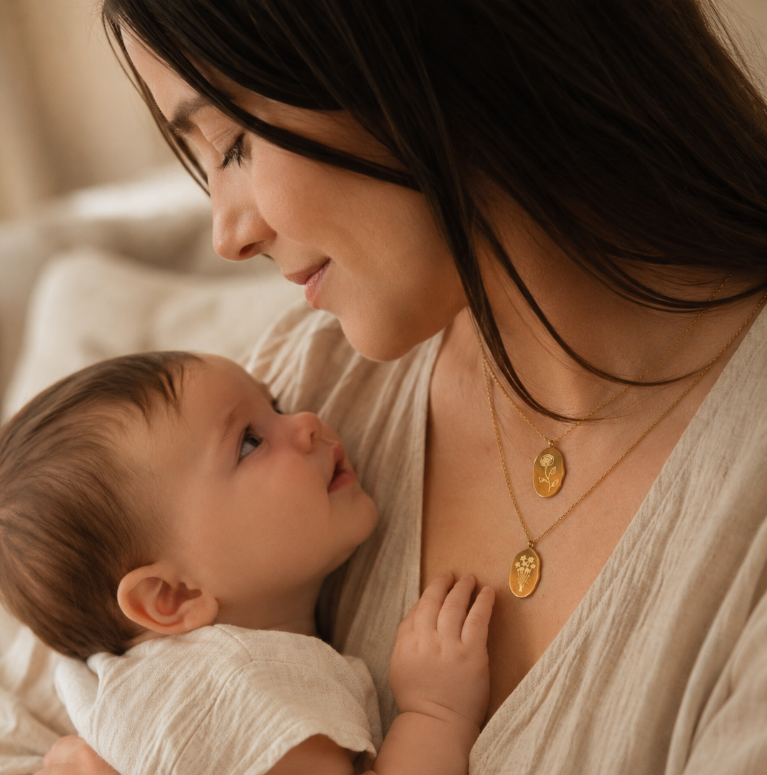 Geboortebloem ketting