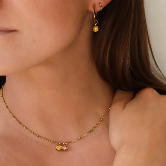 Geboortesteen ketting